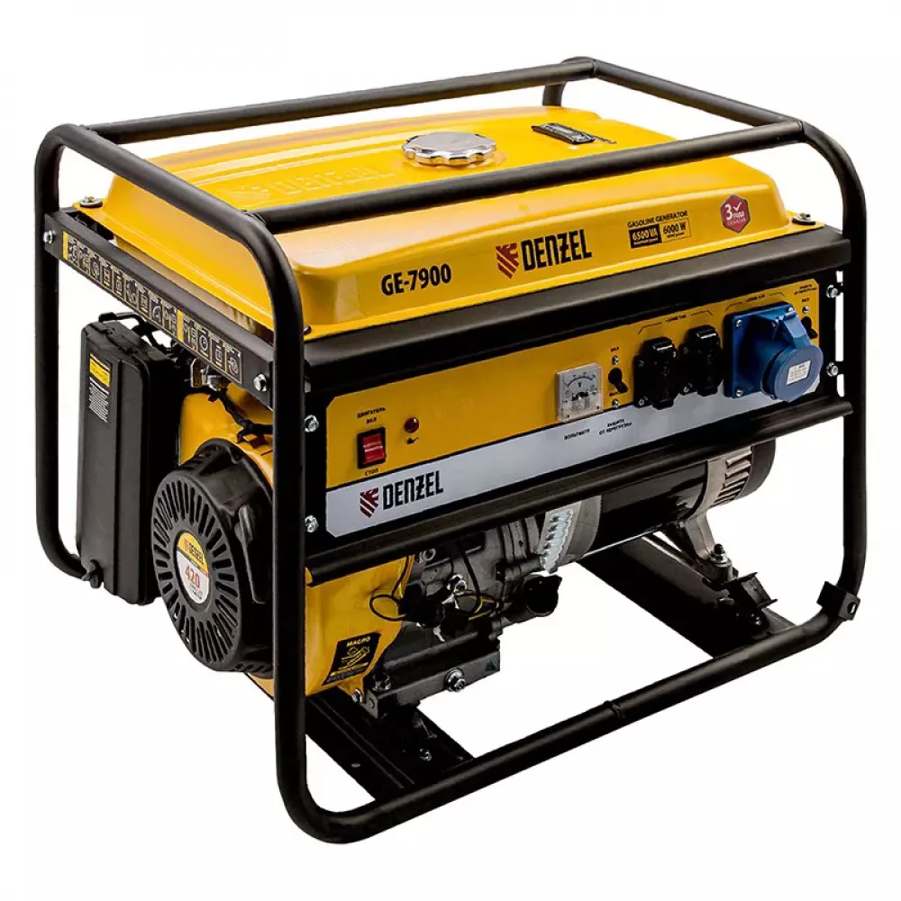 DENZEL GE 7900 бензиновый генератор 94638