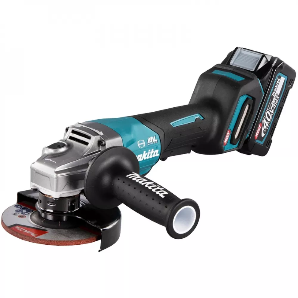 Makita GA013GM201 угловая шлифовальная машина ( 2 x 4 Ач, З/У)