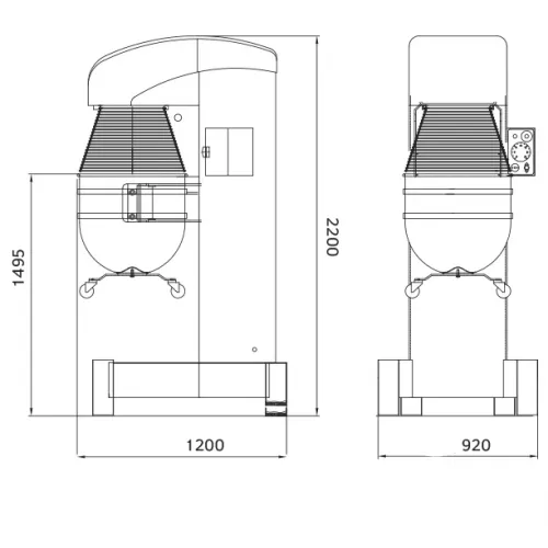 Планетарный миксер Rollmatic Bull160