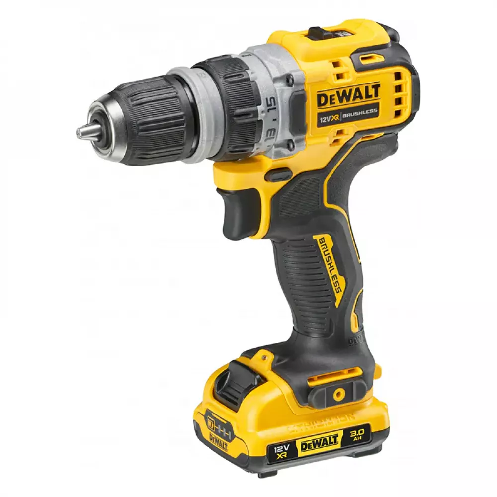 DeWalt DCD703L2T аккумуляторная дрель-шуруповерт (2 x 3 Ач, ЗУ)
