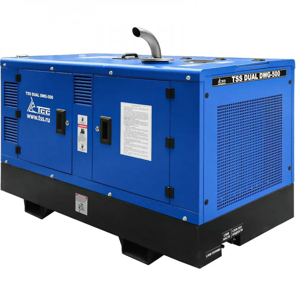 ТСС DUAL DWG-500 двухпостовой дизельный сварочный генератор 039736