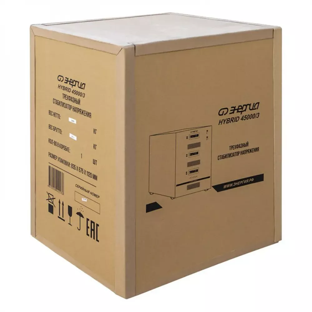 ЭНЕРГИЯ Hybrid II 45000/3 трехфазный стабилизатор напряжения Е0101-0172