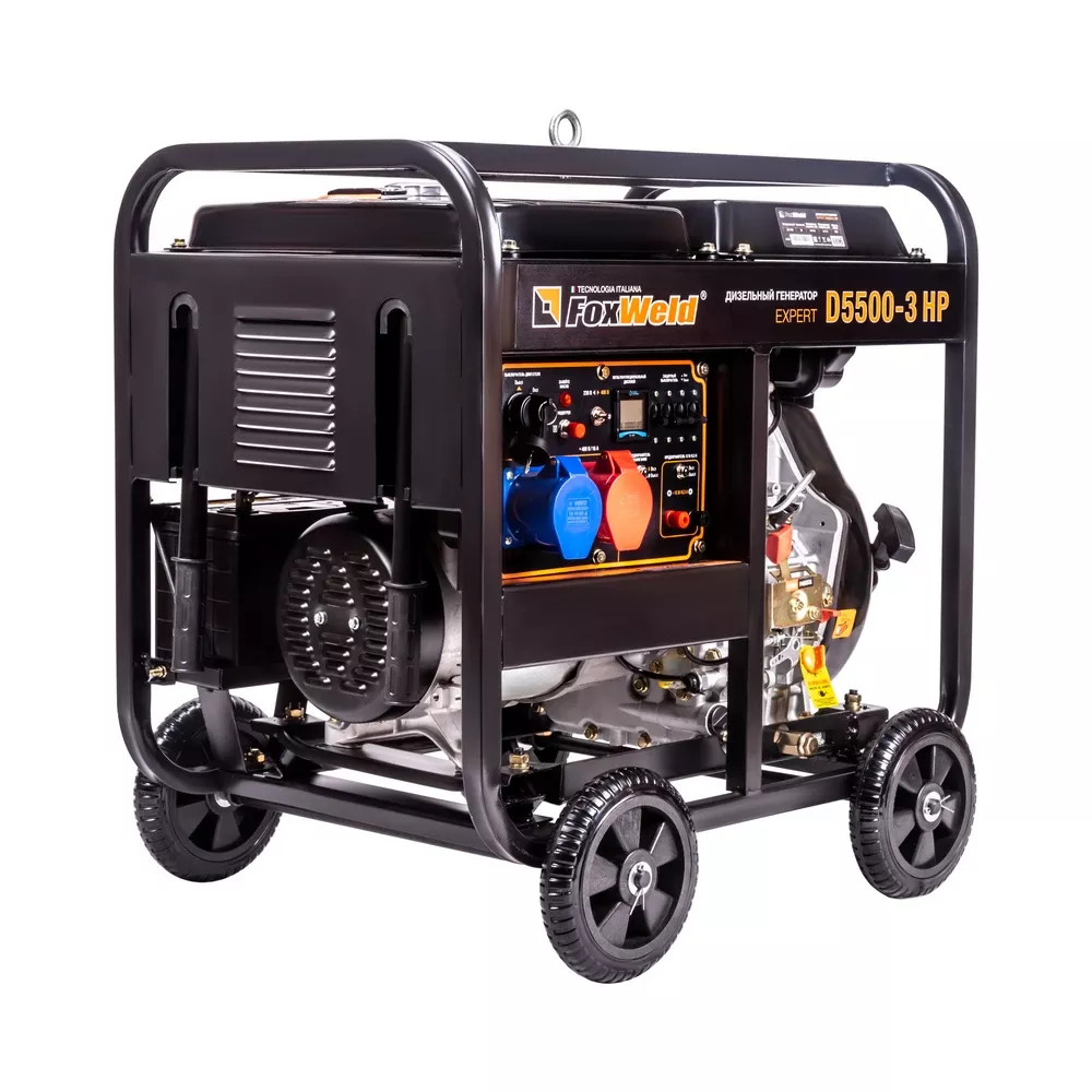 FoxWeld Expert D5500-3 HP дизельный генератор 8896