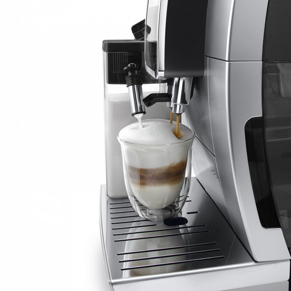 Кофемашина DeLonghi ECAM380.85.SB Dinamica Plus серебристый