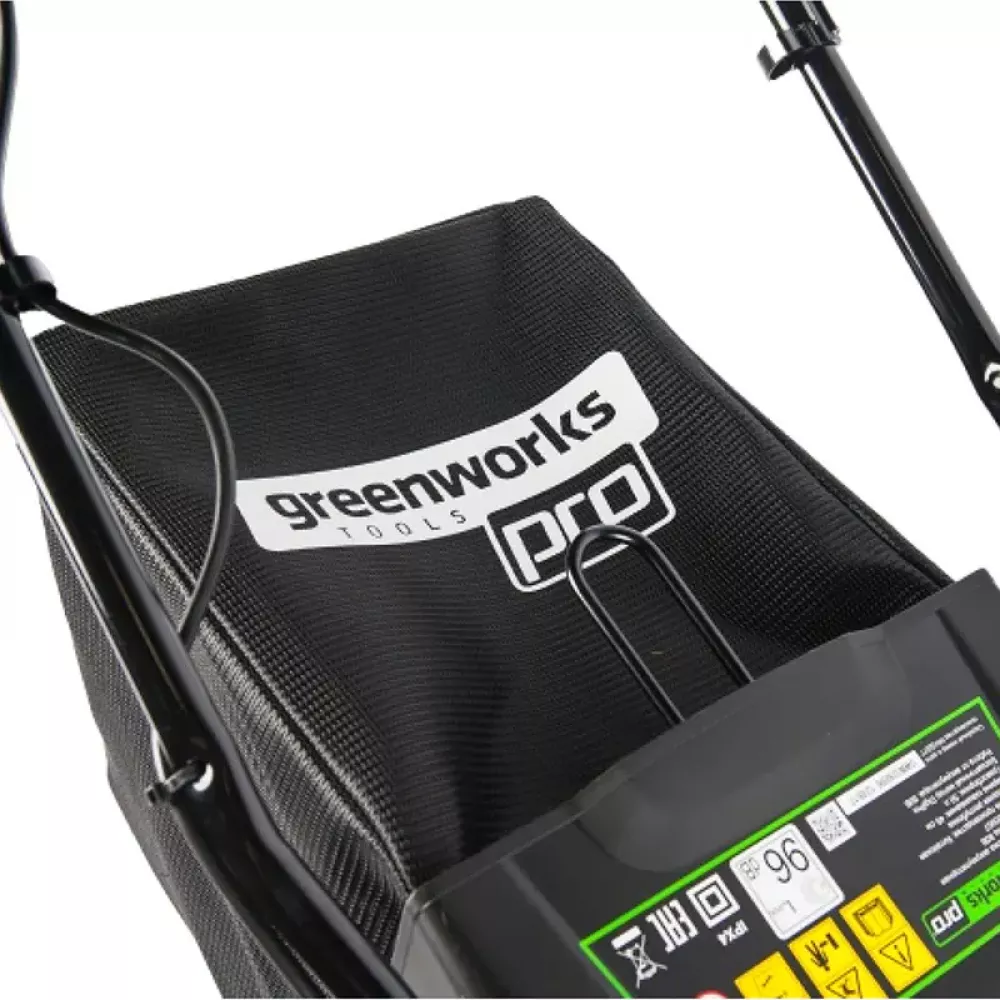 Greenworks GD80LM46K4 80V аккумуляторная газонокосилка (1 x 4 Ач, ЗУ) 2500907UB