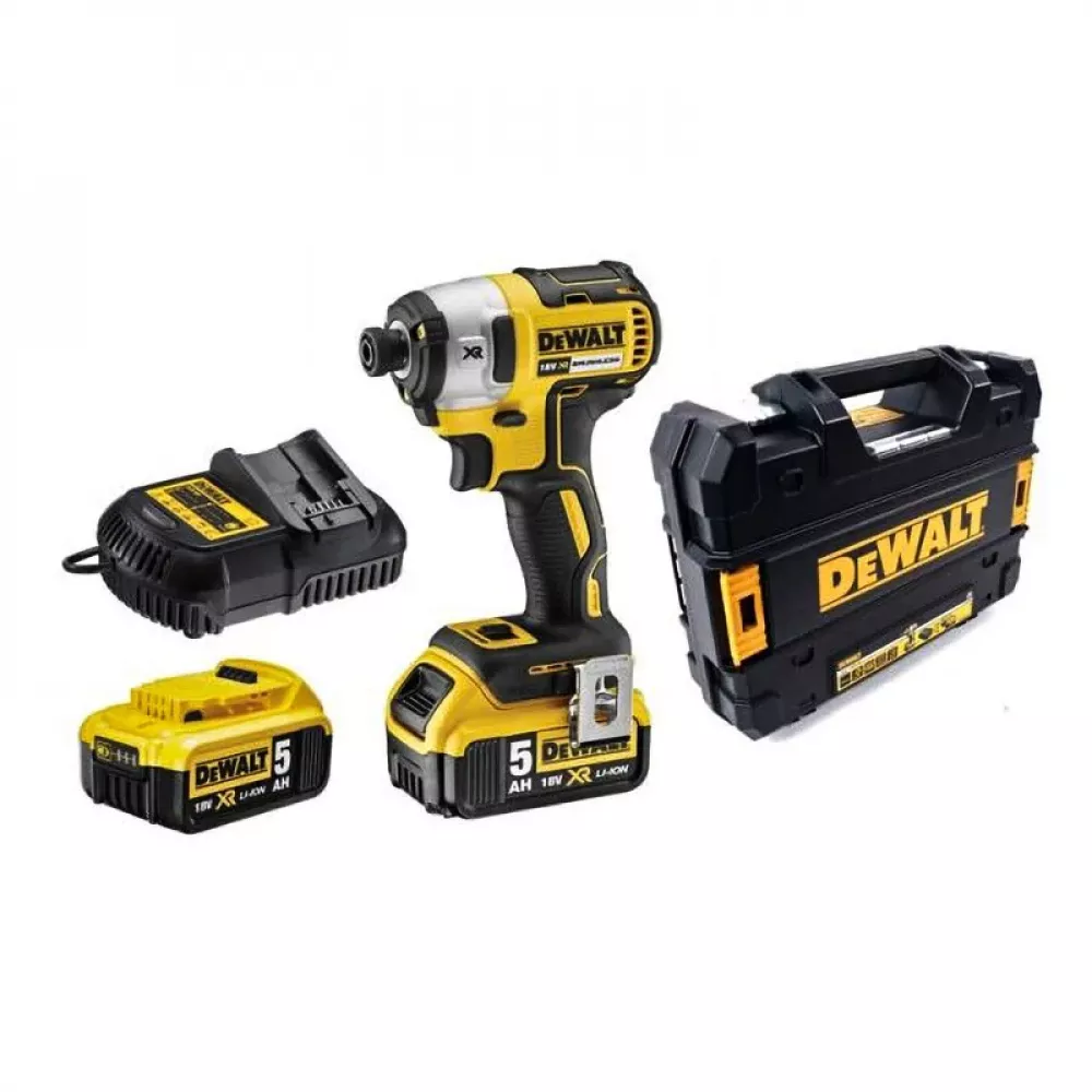 DeWalt DCF887P2-QW аккумуляторная дрель-шуруповерт (2 x 5 Ач, ЗУ)