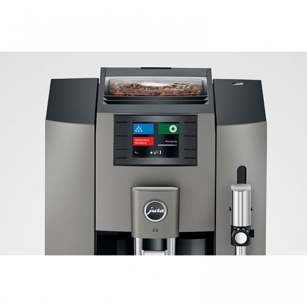 Кофемашина Jura E8 Dark Inox
