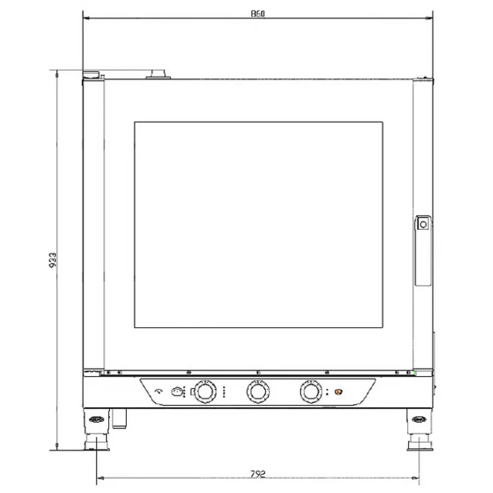 Печь конвекционная электрическая Unox XB 693
