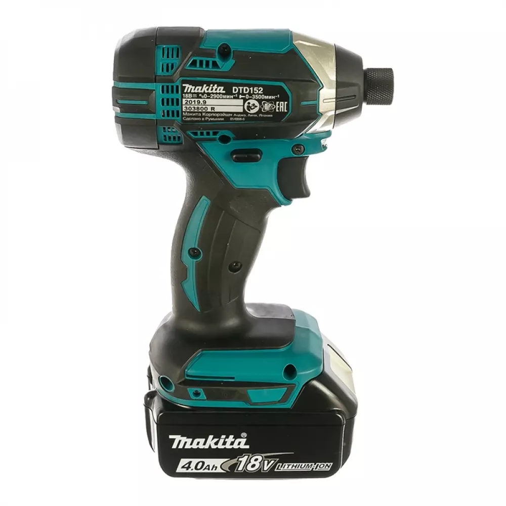 Makita DTD152RME аккумуляторный ударный шуруповерт (2 x 4 Ач, З/У)