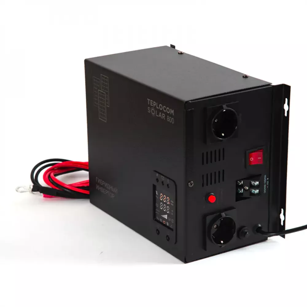 TEPLOCOM Solar 800, 100Ач источник бесперебойного питания и акб, 12378