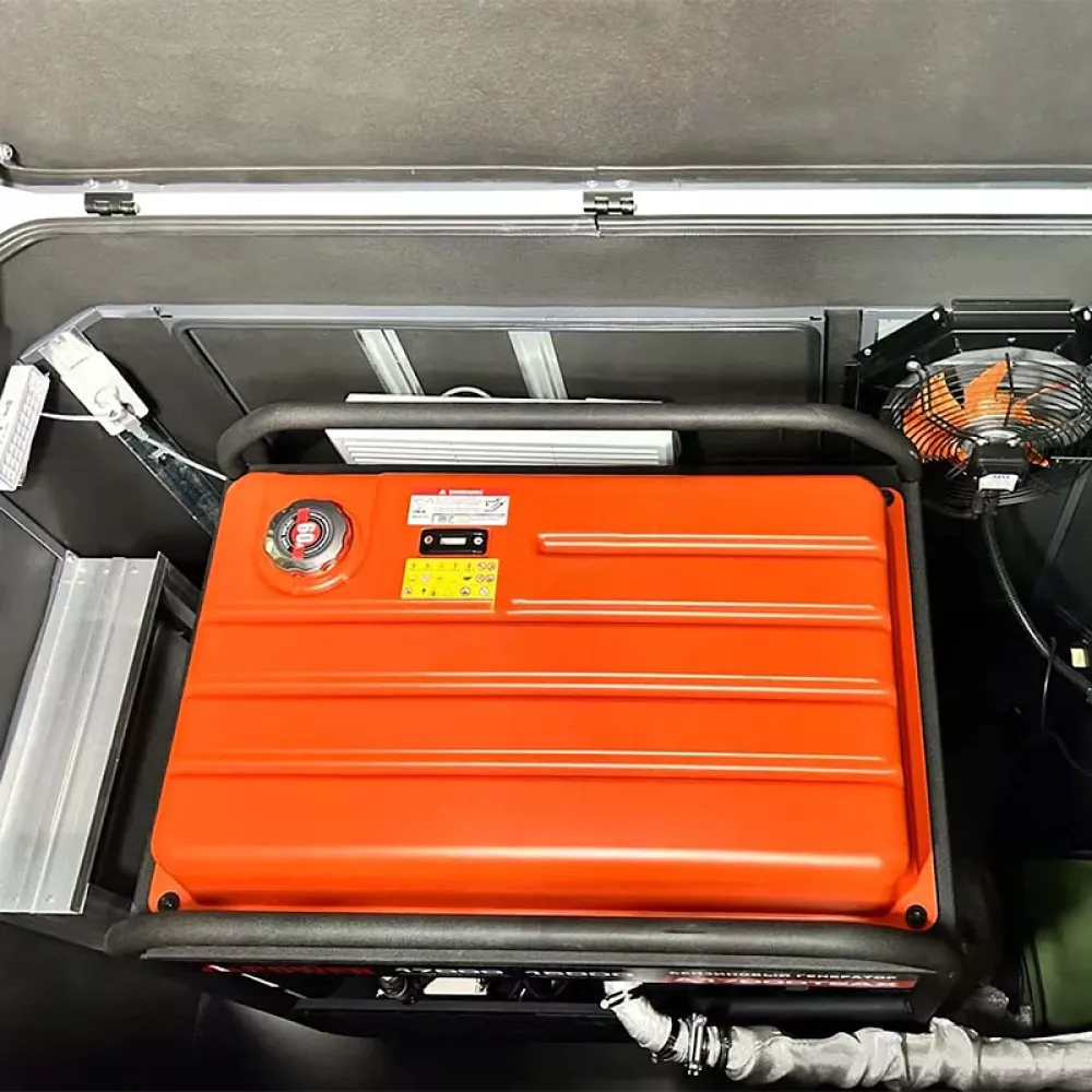 Тихий зимний кожух для генератора Geon 1600 RAL 7024 УТ-11181722