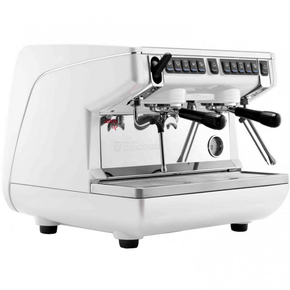 Кофемашина Nuova Simonelli Appia Life Compact 2Gr V 220V black, white, red+economizer+high groups