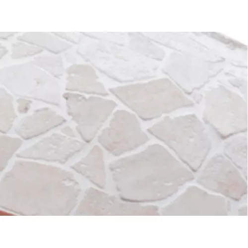 Печь для пиццы Morello Forni FRV100CM Cupola Mosaic Travertino Paglierino Белая Фуга