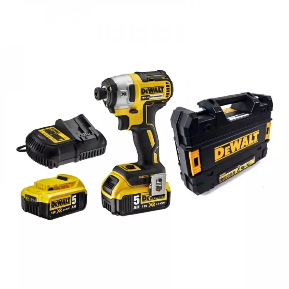 DeWalt DCF887P2SAG-RK набор инструментов шуруповерт и угловая шлифмашина (2 x 5 Ач, ЗУ)