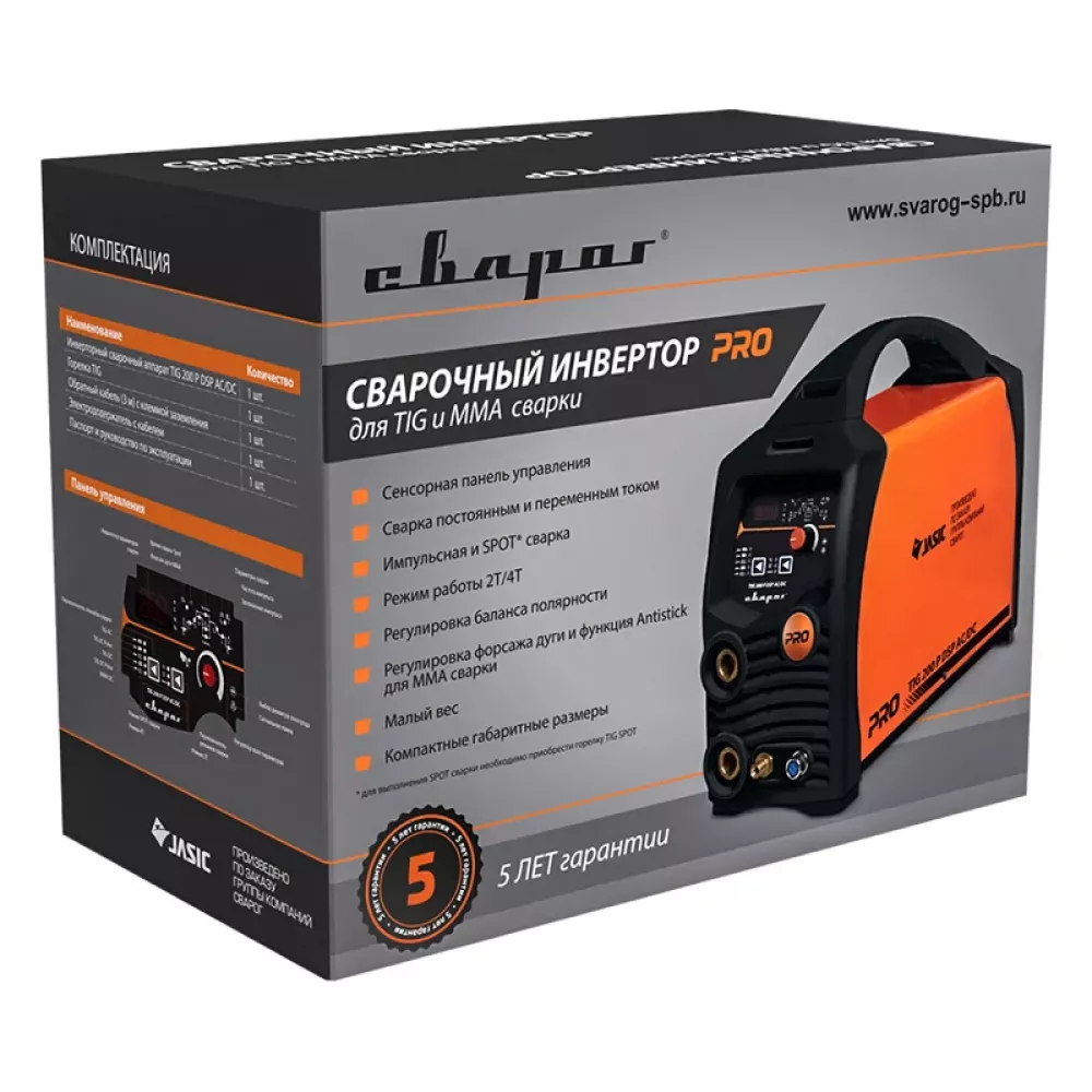 Сварог PRO TIG 200 P DSP AC/DC E201 сварочный инвертор tig 00000092681